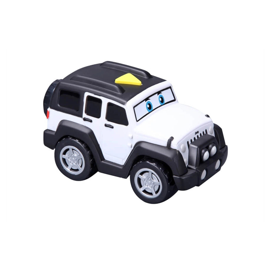 BBJunior Jeep Touch & Go Jeep Wrangler Toy (White)