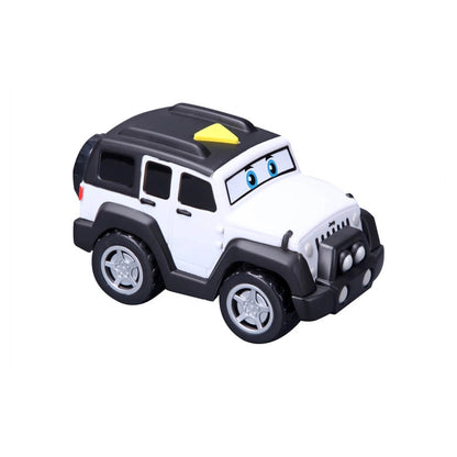 BBJunior Jeep Touch & Go Jeep Wrangler Toy (White)