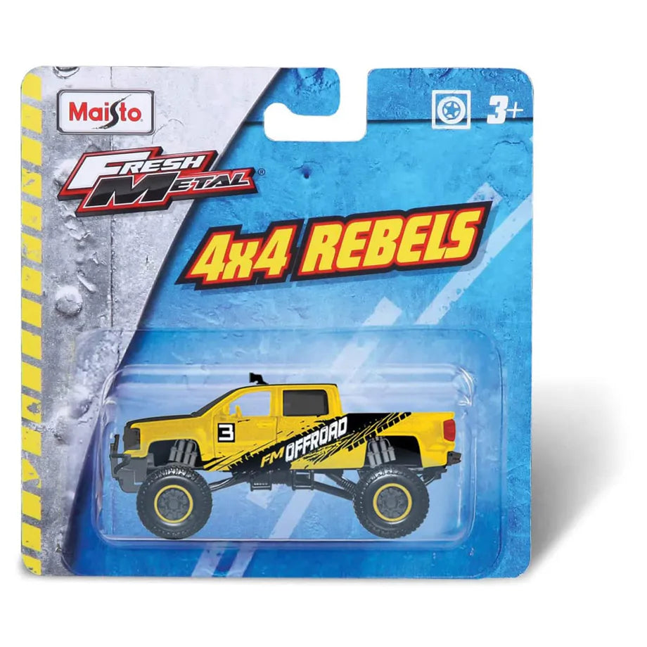 Maisto Fresh Metal 4x4 Rebels Vehicle (Styles May Vary)