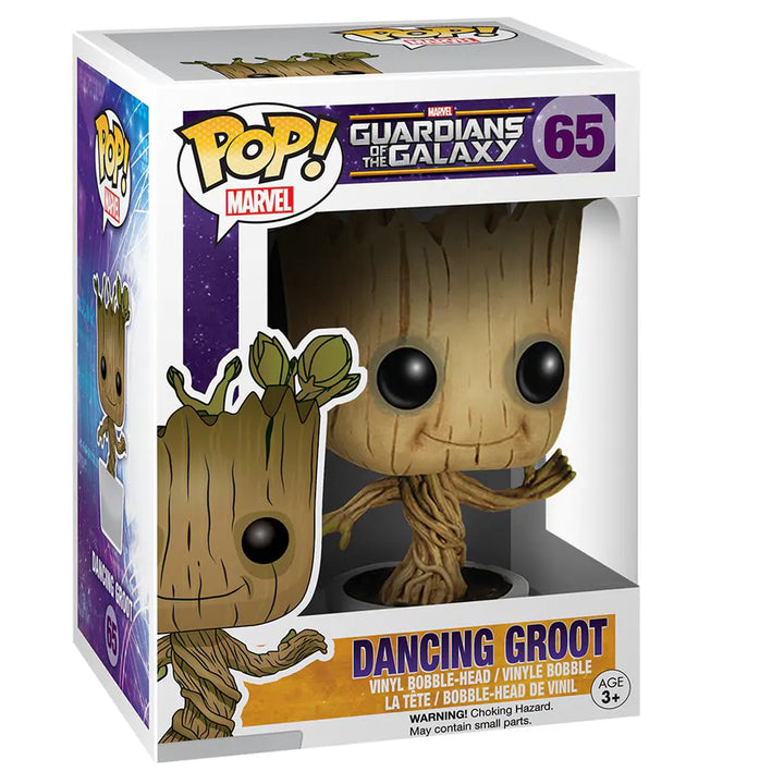 Funko POP! Marvel Guardians of the Galaxy Dancing Groot Vinyl Bobblehead Figure (9.5 cm)