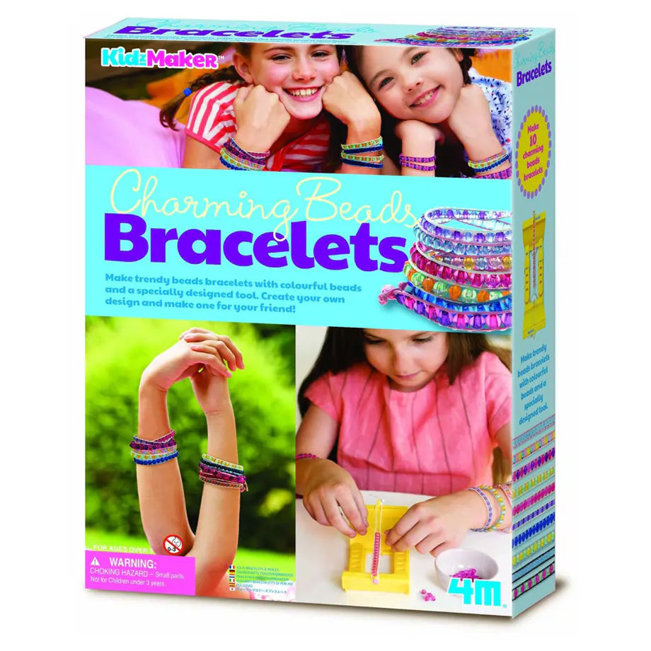 4M KidzMaker Charming Beads Bracelets Craft Kit