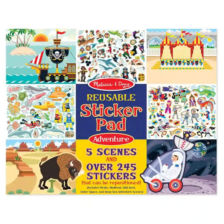 Melissa & Doug Reusable Adventure Sticker Pad