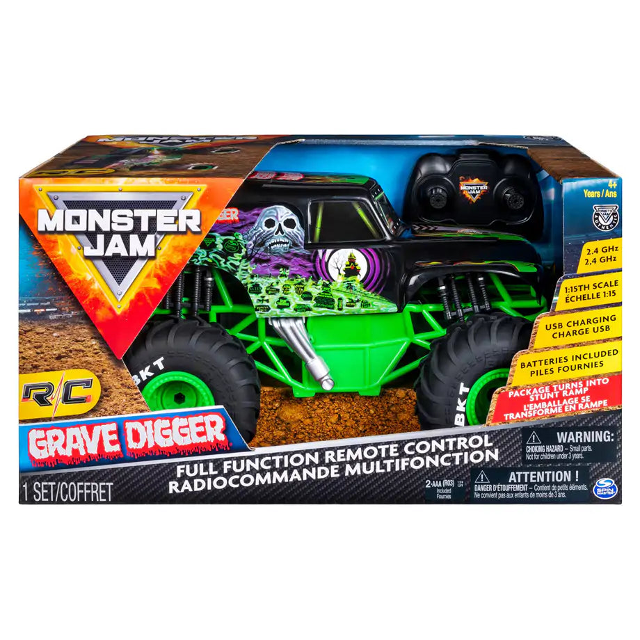 Monster Jam RC Grave Digger Monster Truck (1:24)