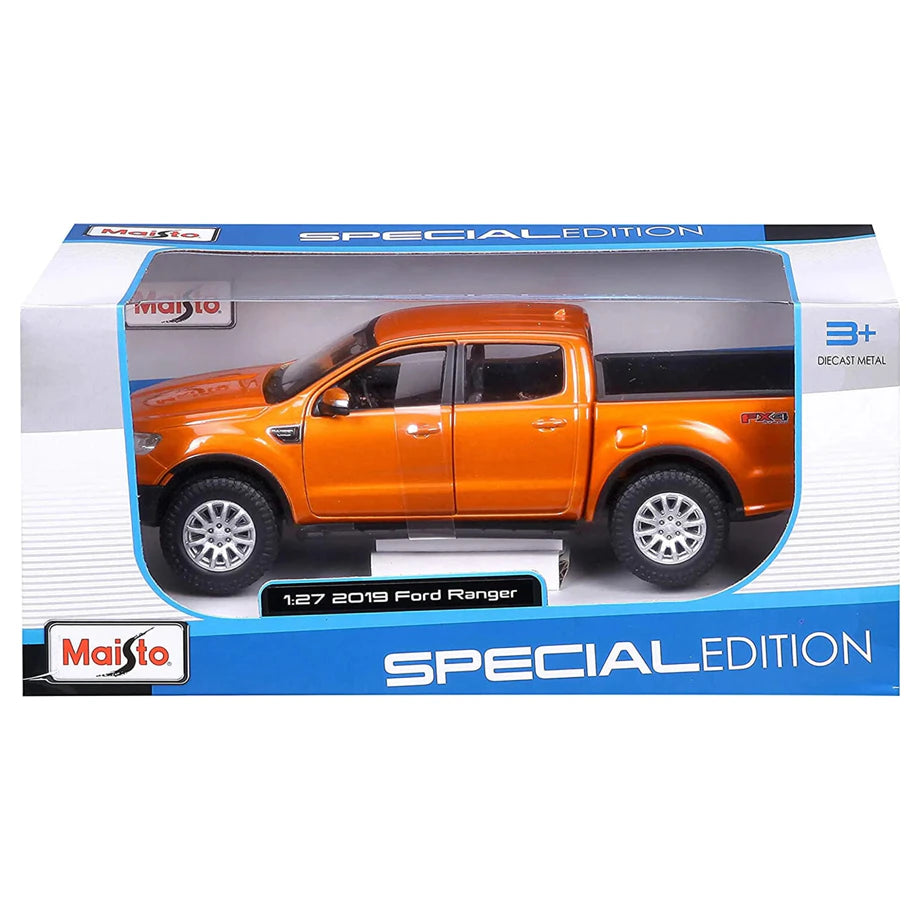 Maisto Special Edition 2019 Ford Ranger Die-cast Car 1:27 (Orange Metallic)