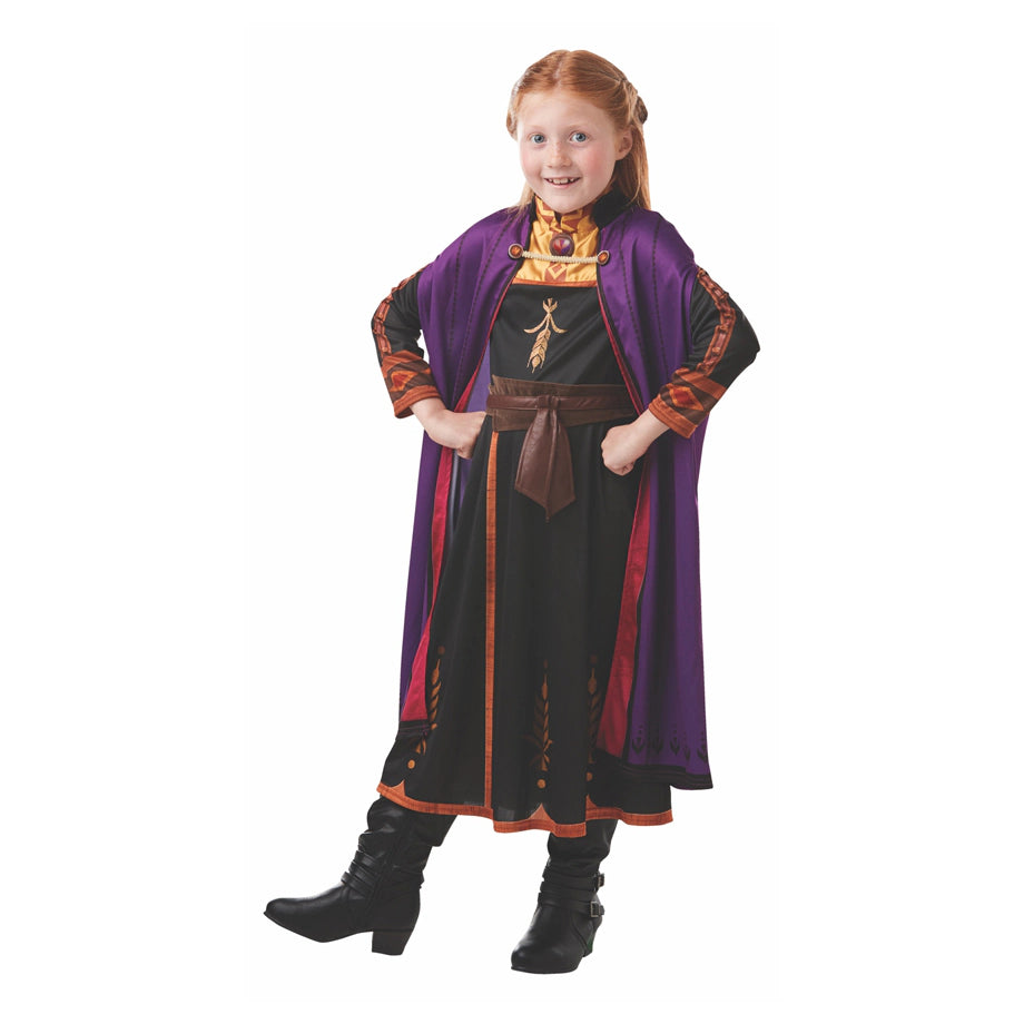 Rubie's Disney Frozen 2 Anna Travel Dress Kids' Costume (Large)