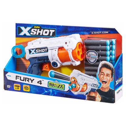 X-Shot Excel Fury 4 Blaster (16 Darts)