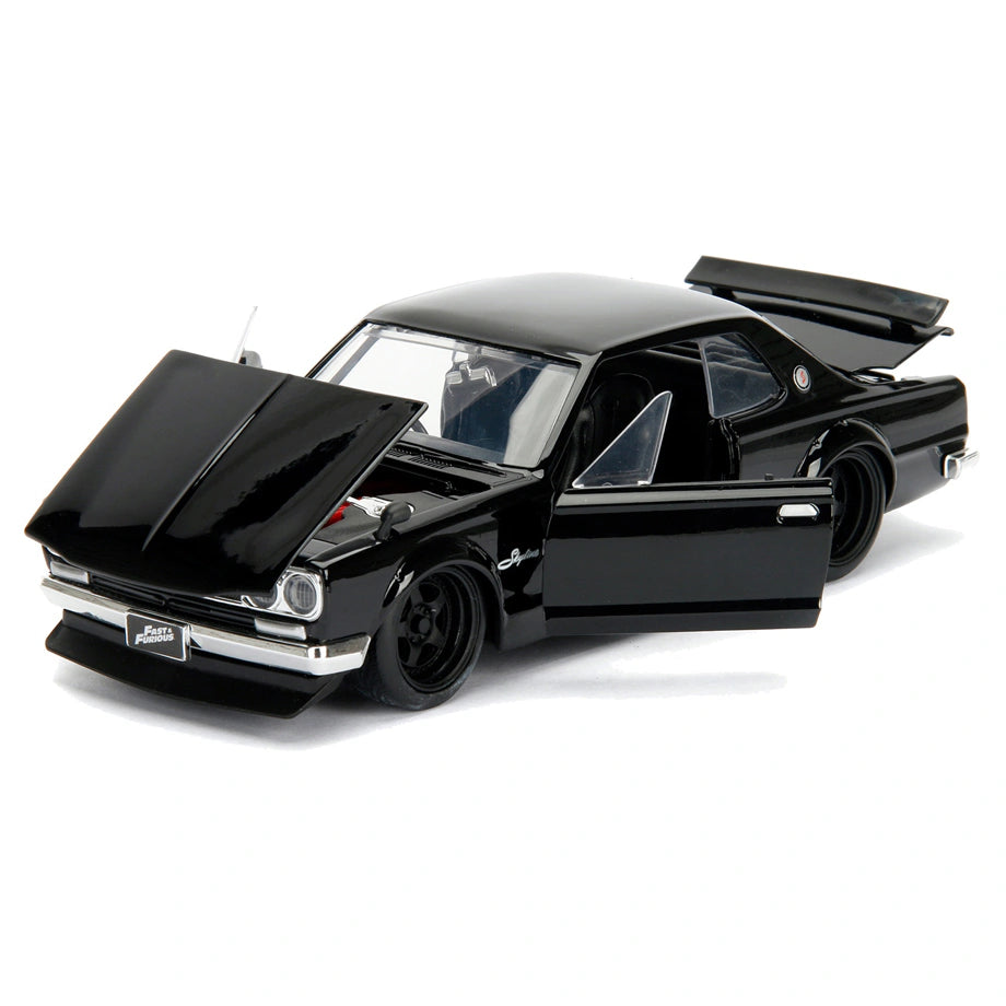 Fast & Furious 1971 Brian'S Nissan Skyline 2000 Gt-R (1:24, Black)