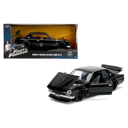 Fast & Furious 1971 Brian'S Nissan Skyline 2000 Gt-R (1:24, Black)