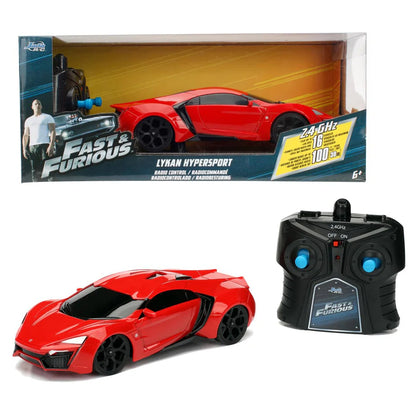 Fast & Furious Rc Lykan Hypersport (1:16, Red)