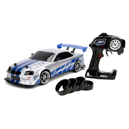 Fast & Furious Rc Brian'S Nissan Skyline Gt-R Bnr34 (1:10)