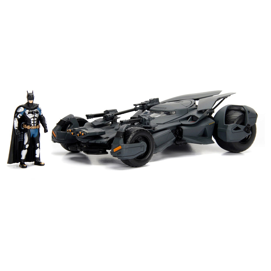 DC Justice League Batmobile & Batman (1:24, Gray)