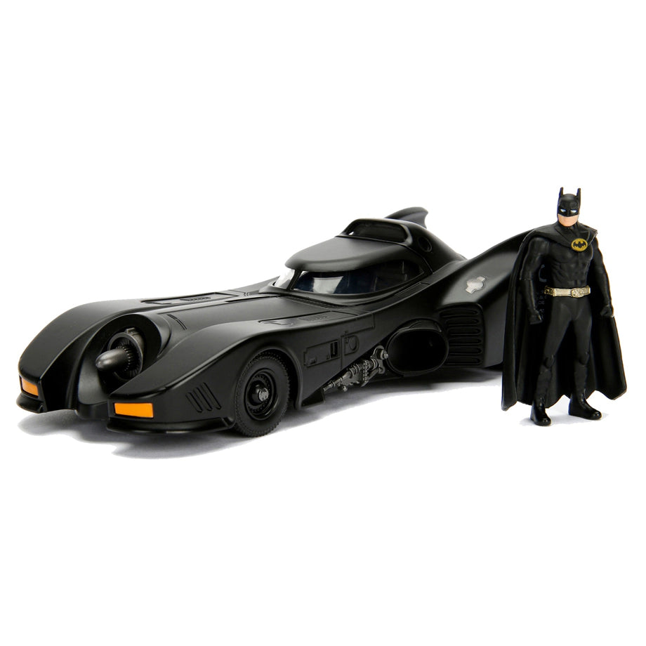 DC Batman 1989 Batmobile & Figure (1:24, Black)