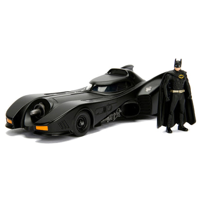 DC Batman 1989 Batmobile & Figure (1:24, Black)