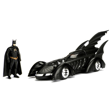 DC Batman 1995 Batman Forever Batmobile & Figure (1:24, Black)