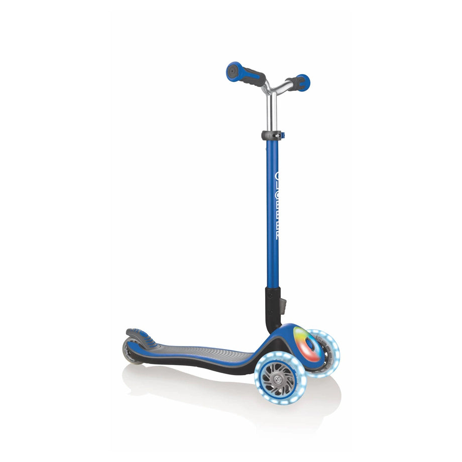 Globber Elite Prime Light-Up Scooter (Navy)