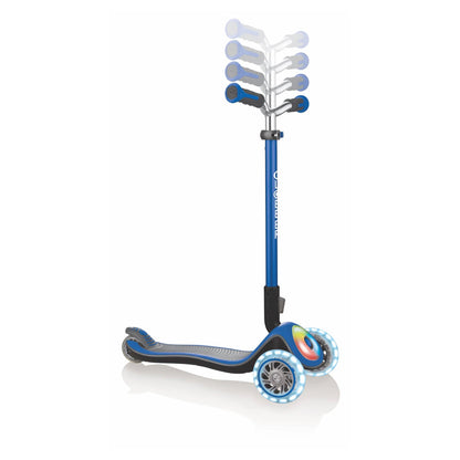 Globber Elite Prime Light-Up Scooter (Navy)
