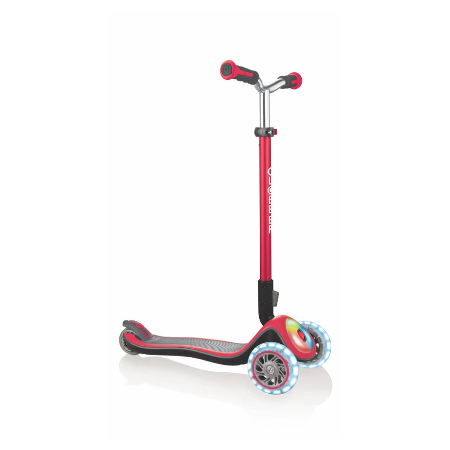 Globber Elite Prime Light-Up Scooter (Red)