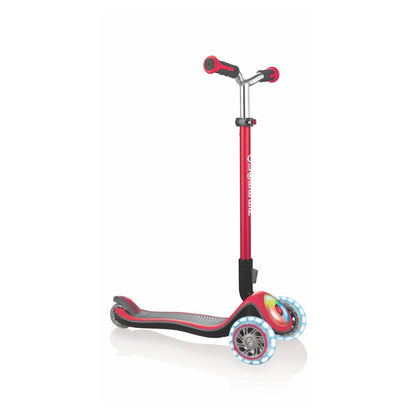 Globber Elite Prime Light-Up Scooter (Red)
