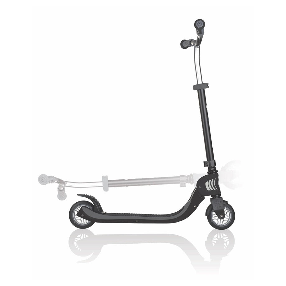 Globber FLOW Foldable 125 Scooter (Black/Gray)