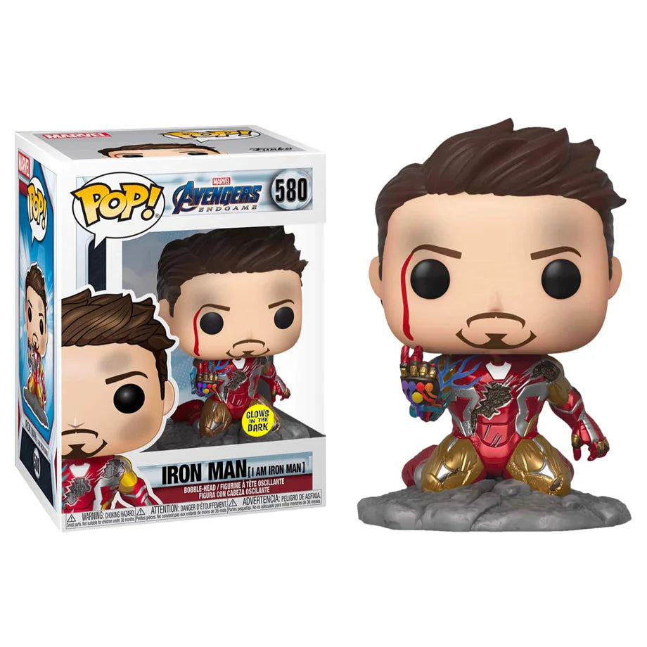 Pop Avengers: Endgame I Am Iron Man Glow-In-The-Dark Figure