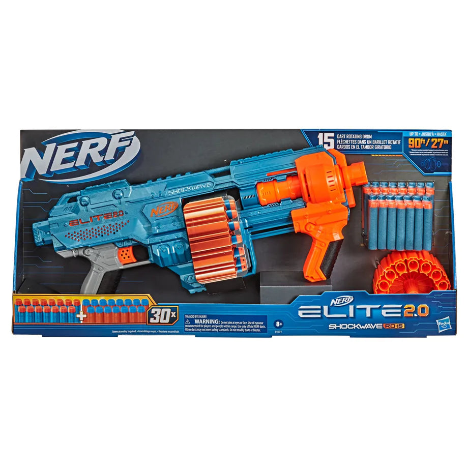 Nerf Elite 2.0 Shockwave RD-15 Blaster