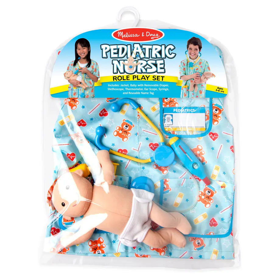 Melissa & Doug Pediatric Nurse Role Play Costume Set