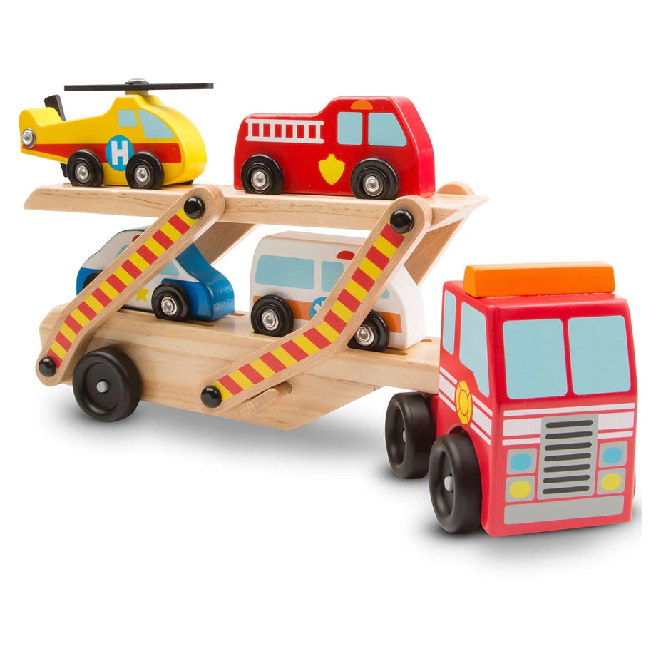 Melissa & Doug Emergency Vehicle Carrier
