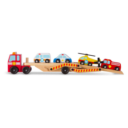 Melissa & Doug Emergency Vehicle Carrier