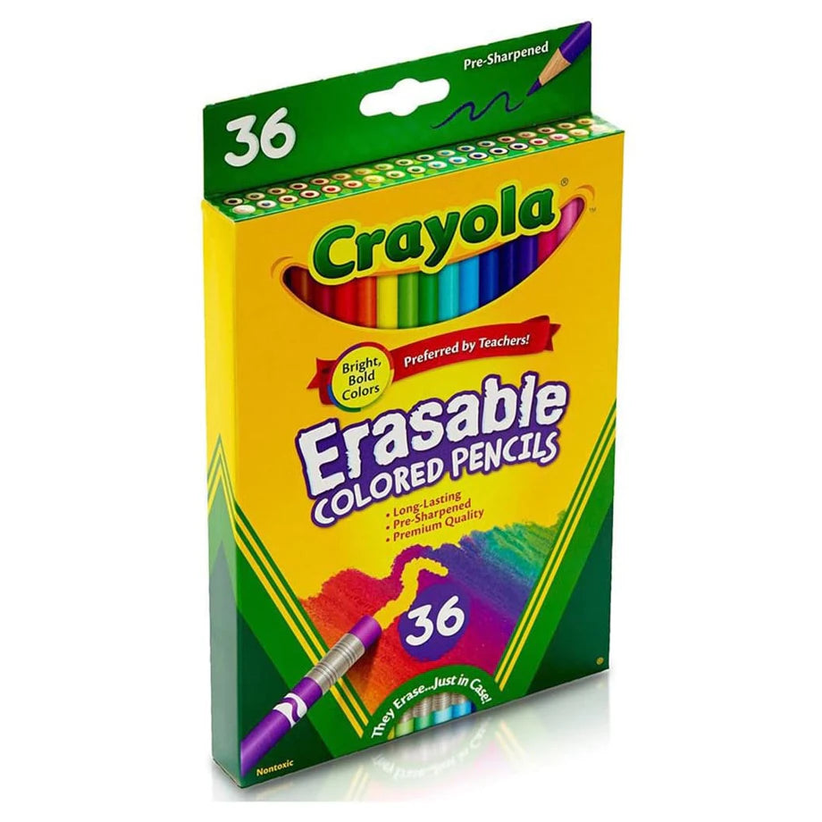 Crayola Erasable Colored Pencils (36 Pieces)