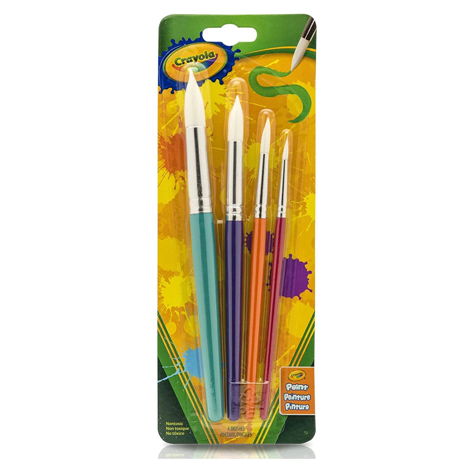 Crayola Round Paintbrush Set (4 Pieces)