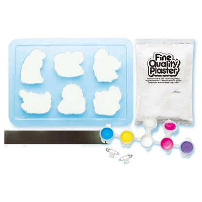 4M Mould & Paint Crafts Zoo Animal Craft Kit (6 Pieces)