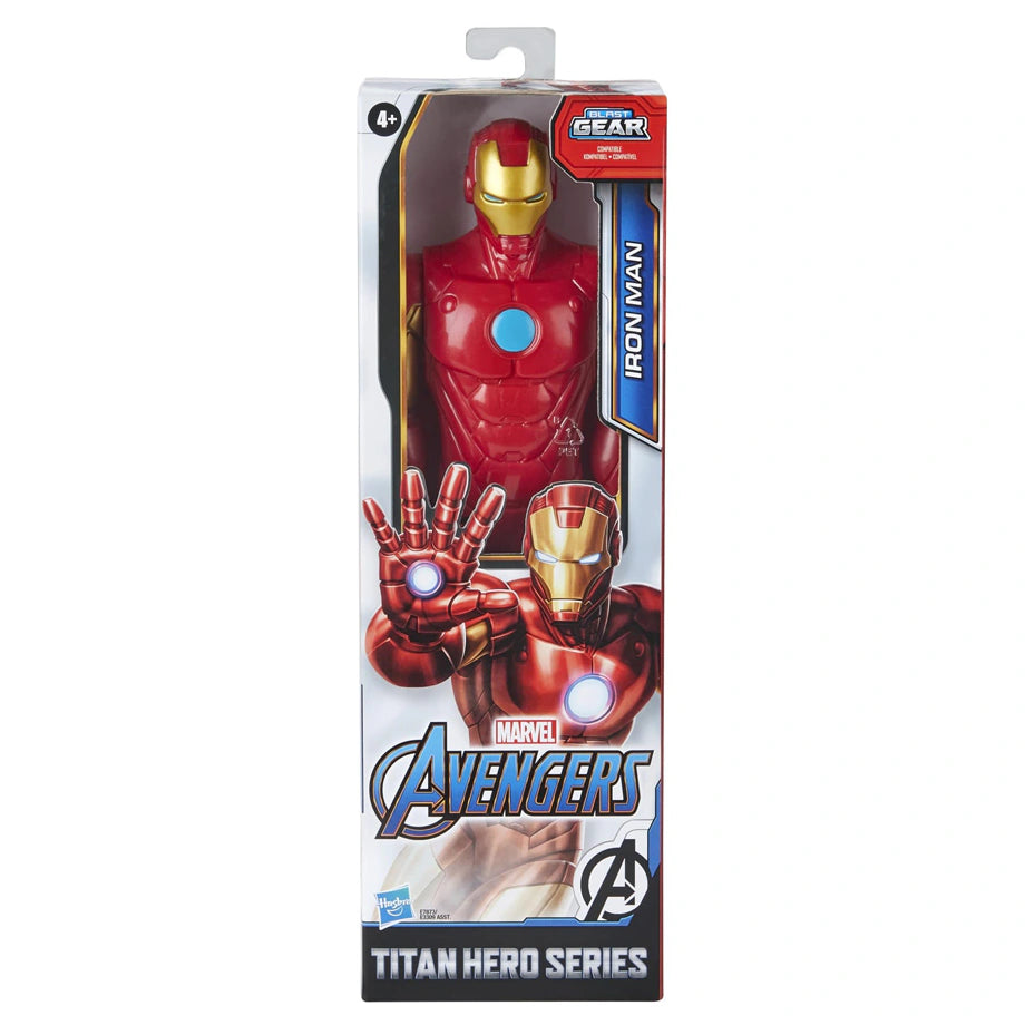 Marvel Avengers Titan Hero Blast Gear Iron Man Figure (30 cm)