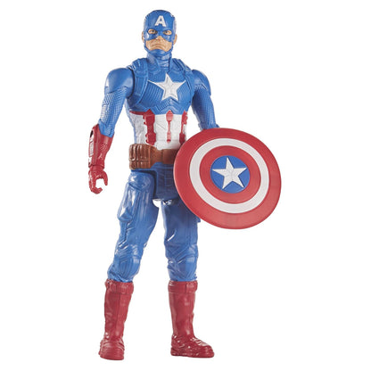 Marvel Avengers Titan Hero Blast Gear Captain America Figure (30 cm)