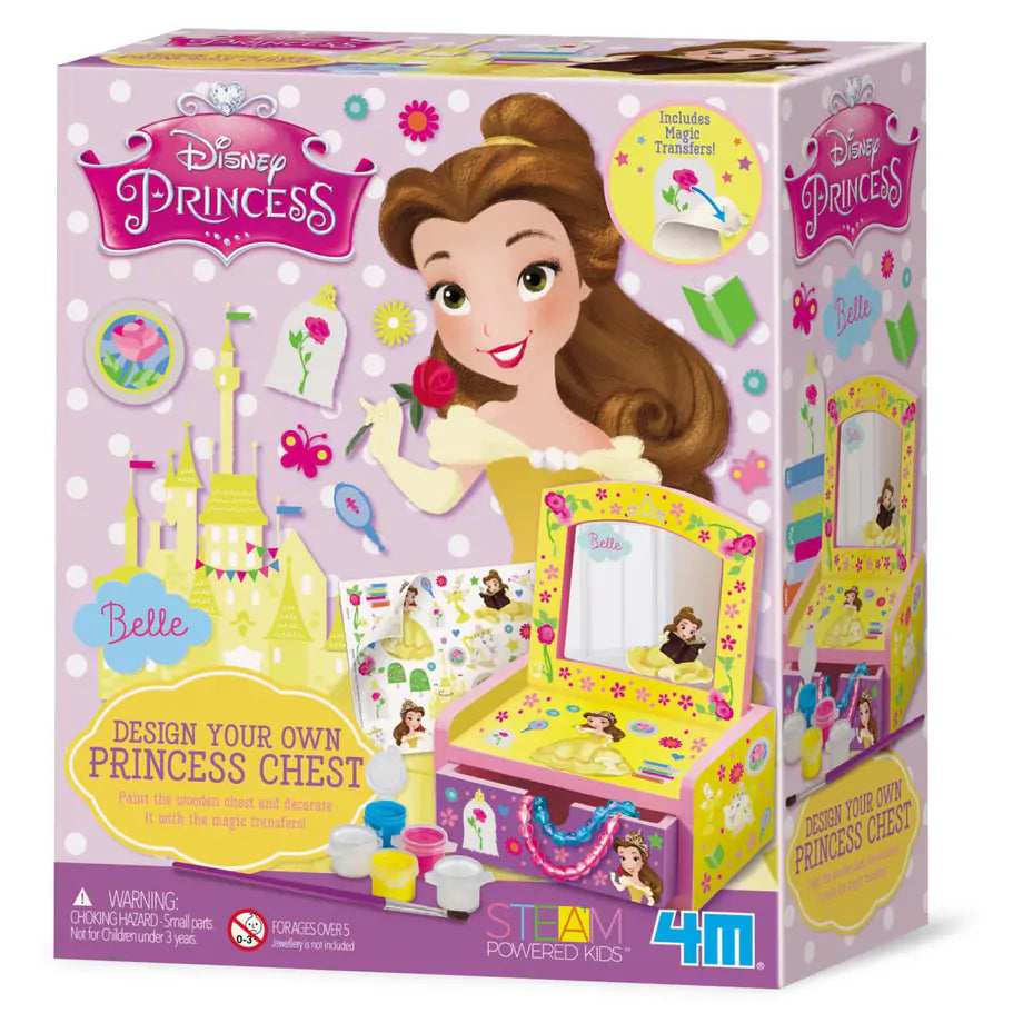 4M Disney Princess Belle Mirror Chest Craft Kit