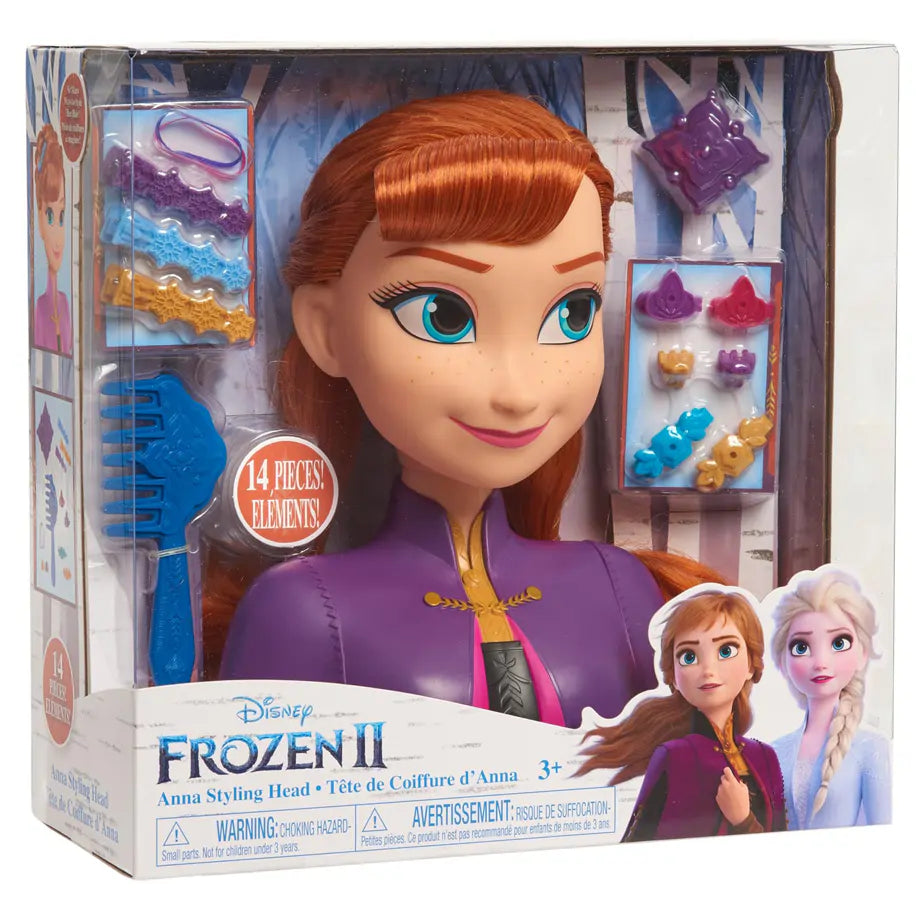 Disney Frozen 2 Anna Basic Styling Head Playset