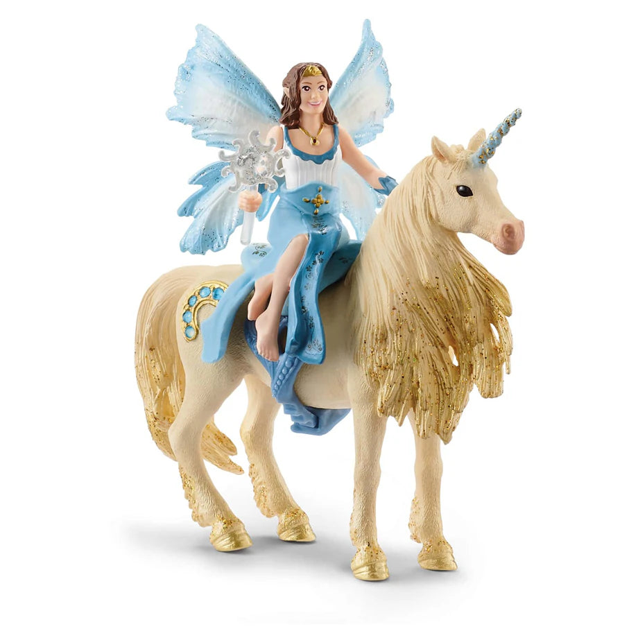 Schleich Eyela Riding on Golden Unicorn
