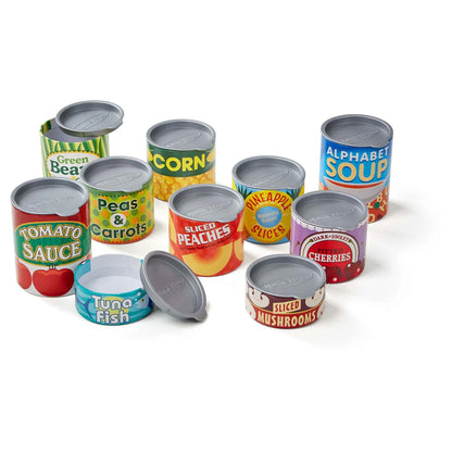 Melissa & Doug Let's Play House! Grocery Cans