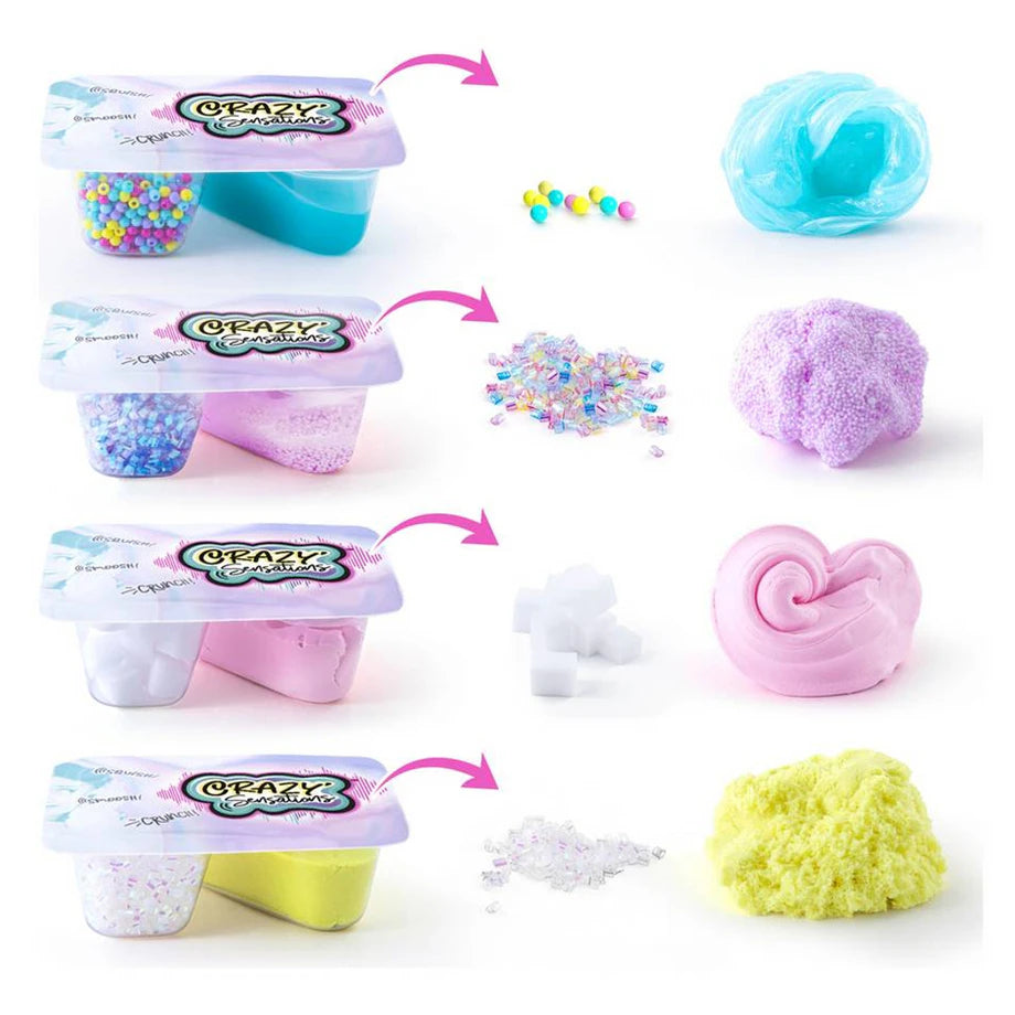 Canal Toys So Slime Crazy Sensations Mix & Match Slime Kit (4 Packs)