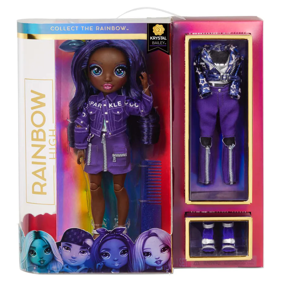 Rainbow High Indigo Fashion Krystal Bailey S2 Doll