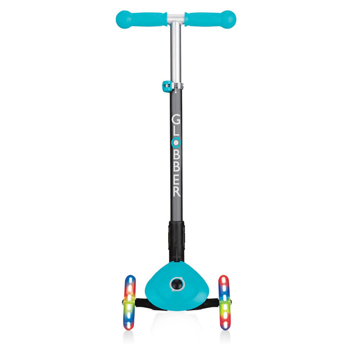Globber Primo Foldable Lights 3-Wheel Kick Scooter