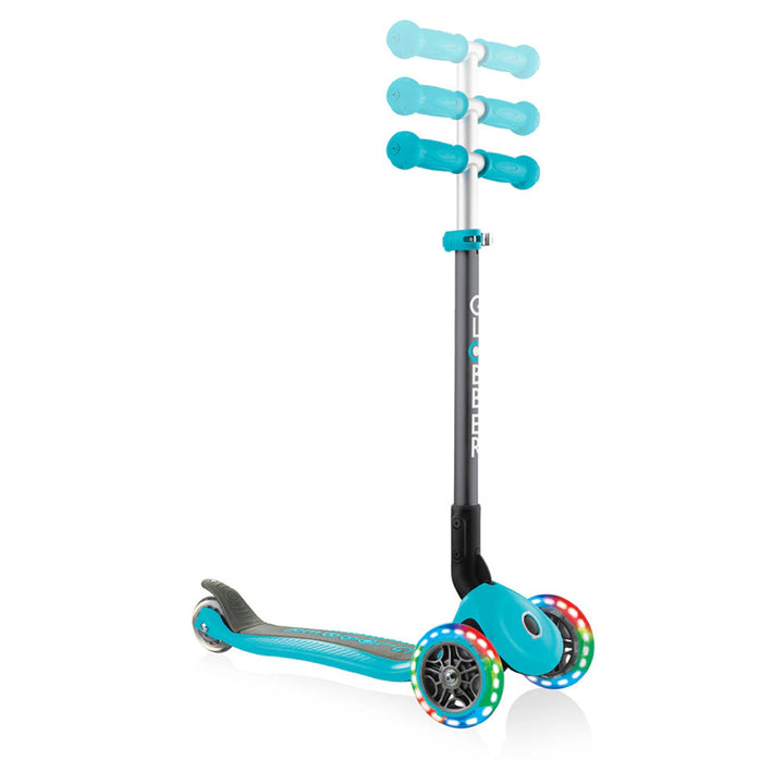 Globber Primo Foldable Lights 3-Wheel Kick Scooter