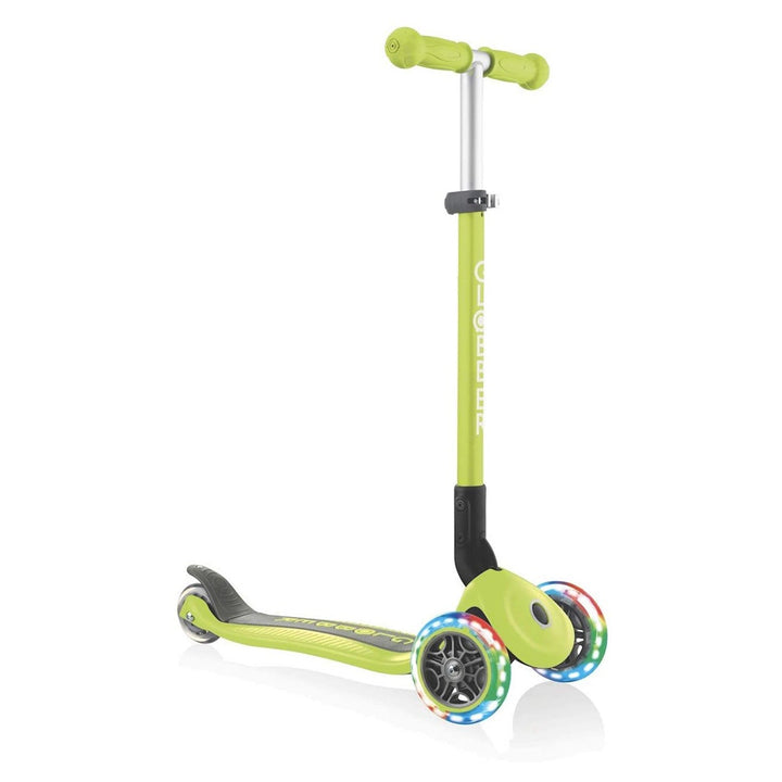Globber Primo Foldable Lights 3-Wheel Kick Scooter
