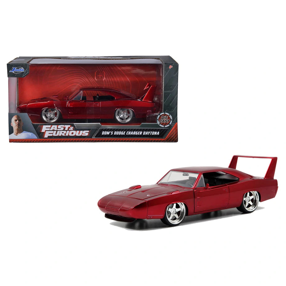 Jada Fast & Furious 6 1969 Dodge Charger Daytona Car (1:24, Red)
