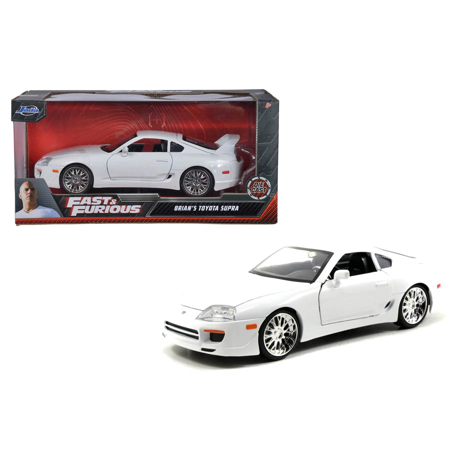 Jada Furious 7 Brian'S 1995 Toyota Supra Car (1:24, White)