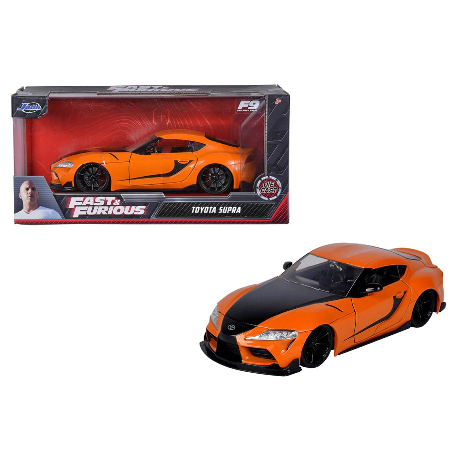 Jada F9 The Fast Saga Toyota Supra Car (1:24, Orange)