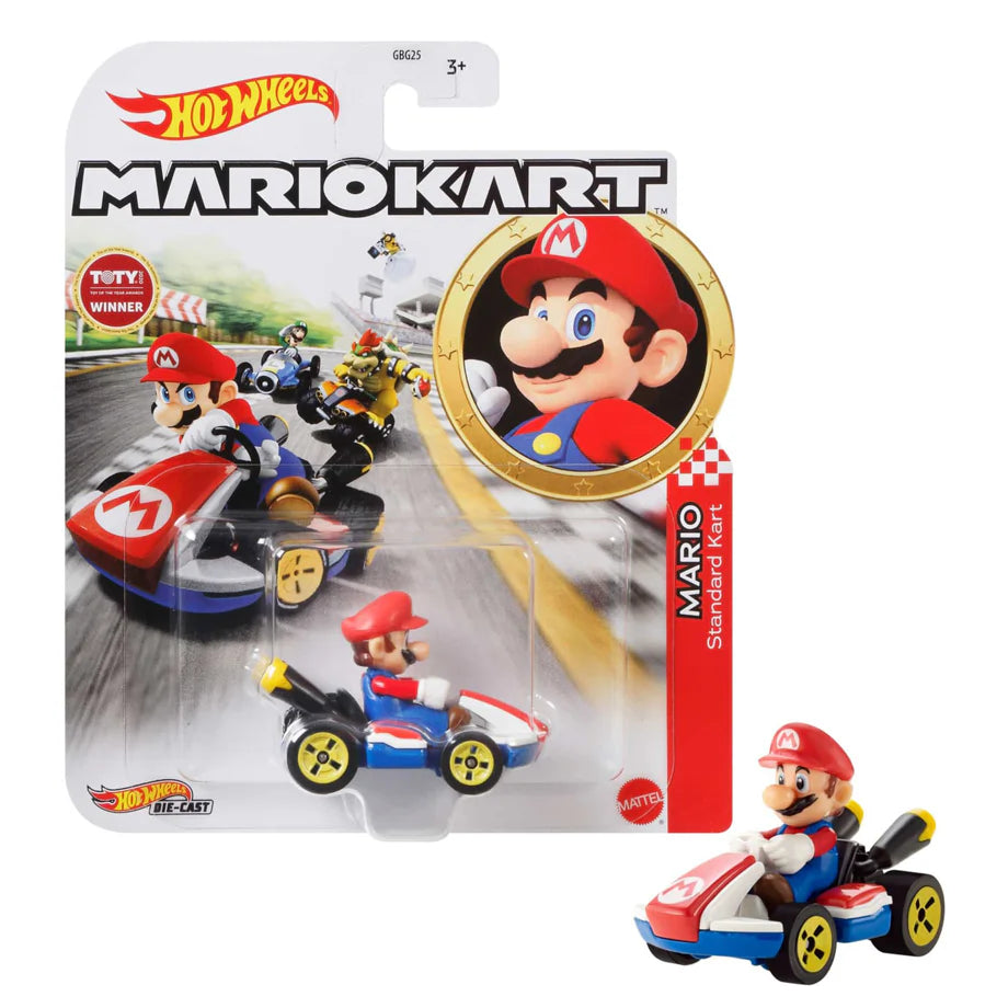 Hot Wheels Mario Kart Replica (Styles May Vary)