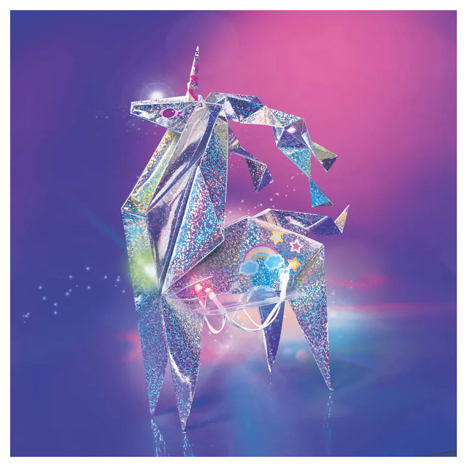 4M KidzMaker Light-up Origami Unicorn Kit