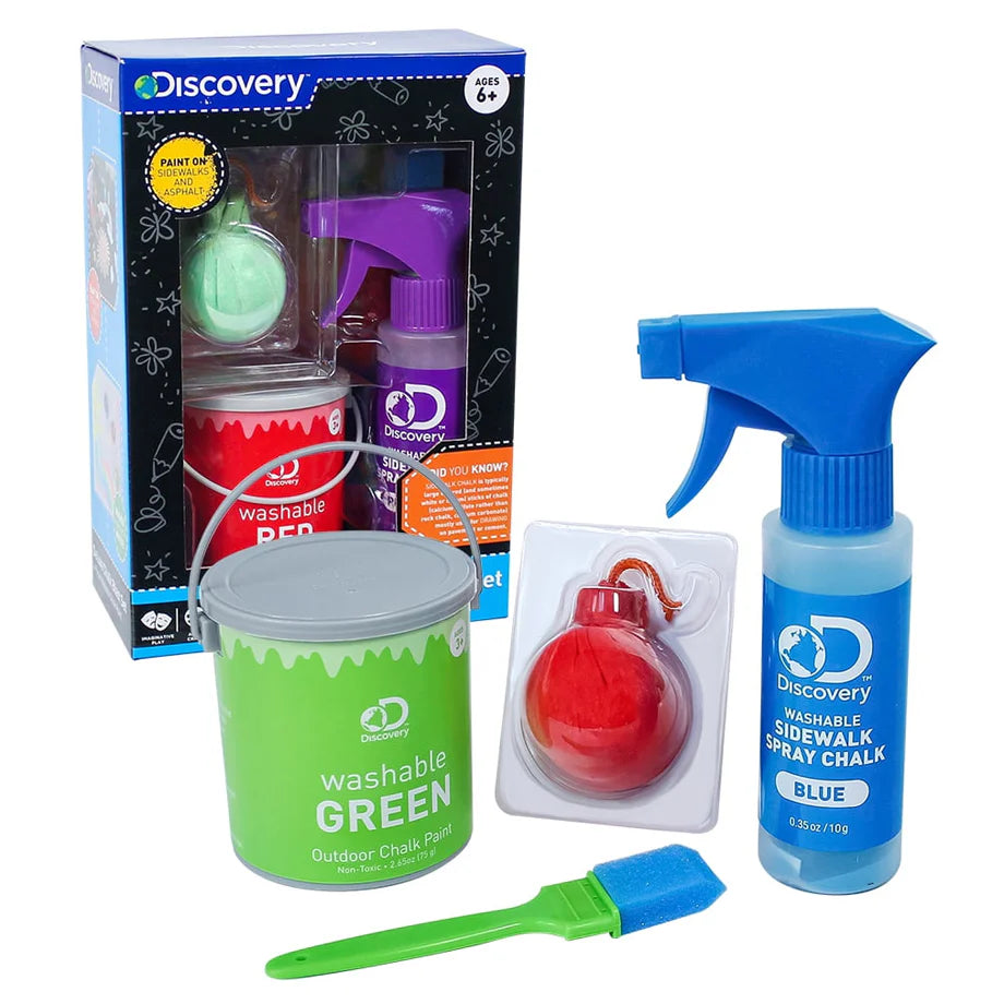 Discovery Kids Deluxe Chalk Blast Set (Assorted, Set of 4)