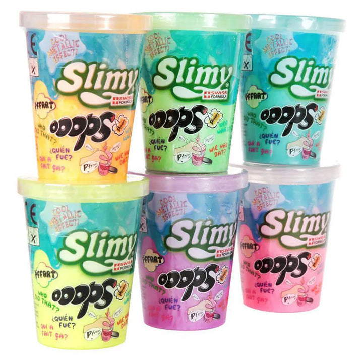 Slimy Oops Metallic Mini Slime Cup 80 g (Assorted)