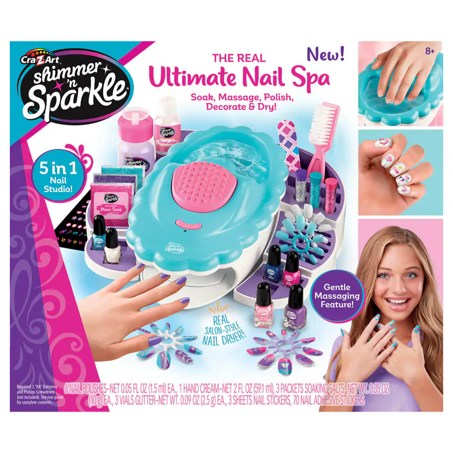 Cra-Z-Art Shimmer 'n Sparkle Ultimate Nail Spa Kit